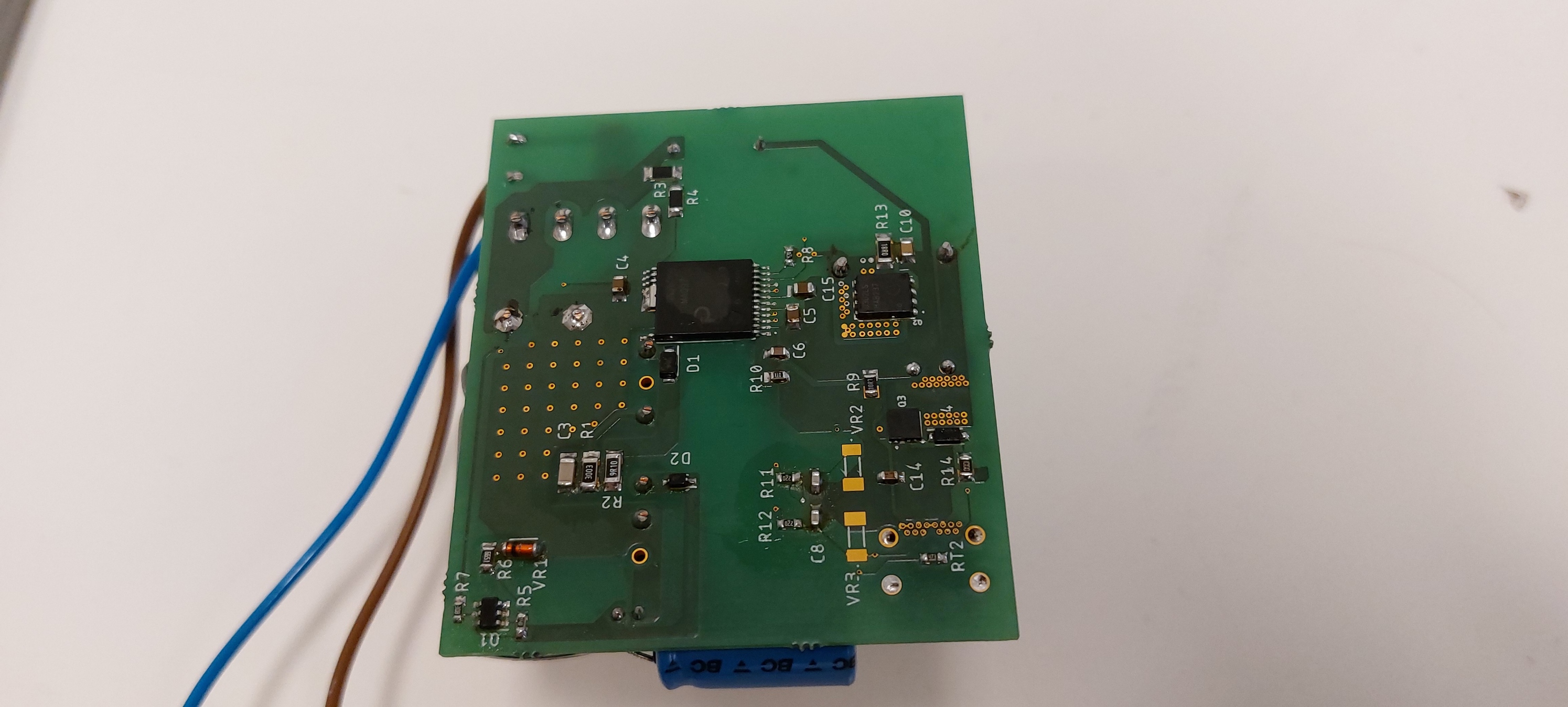 Assembled board, controller and secondary-side components