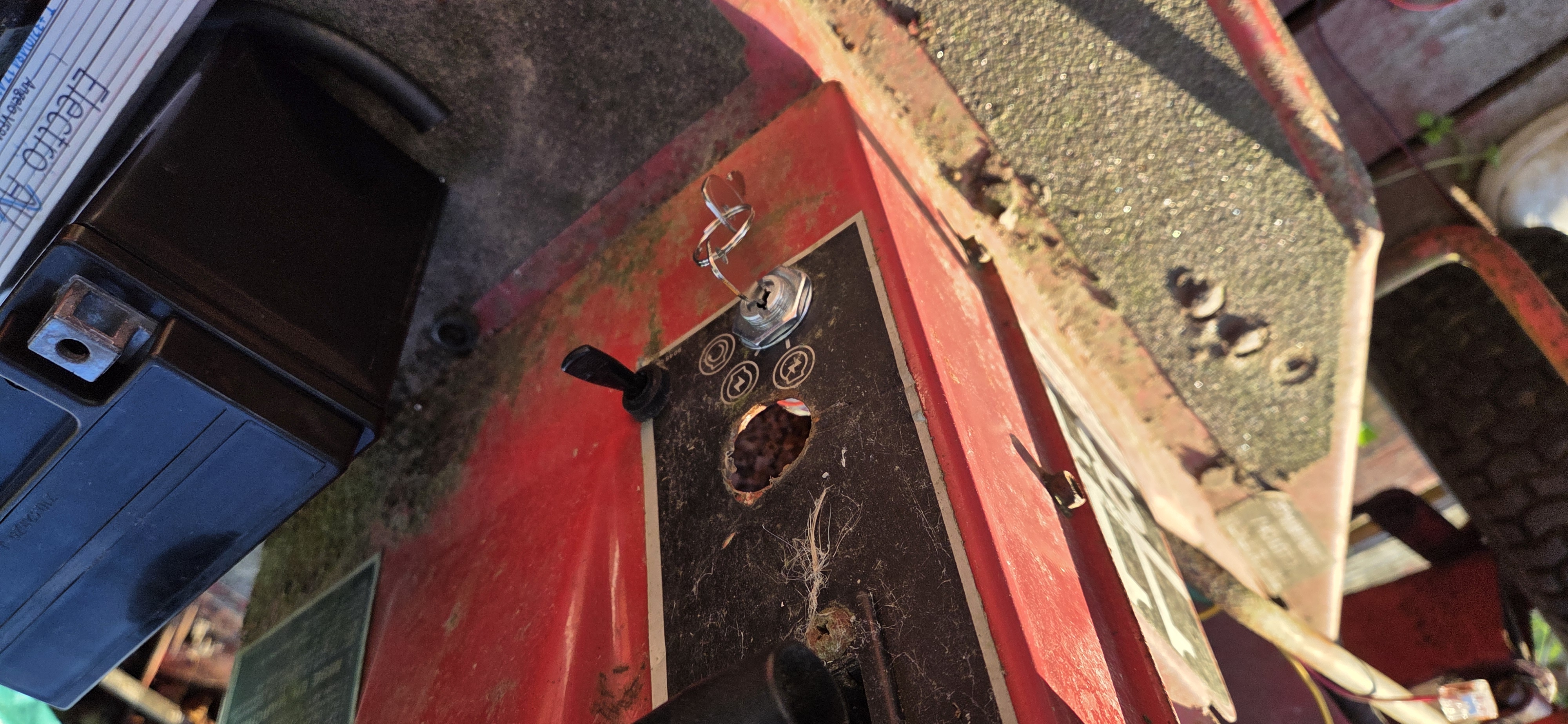 The mower got a new key