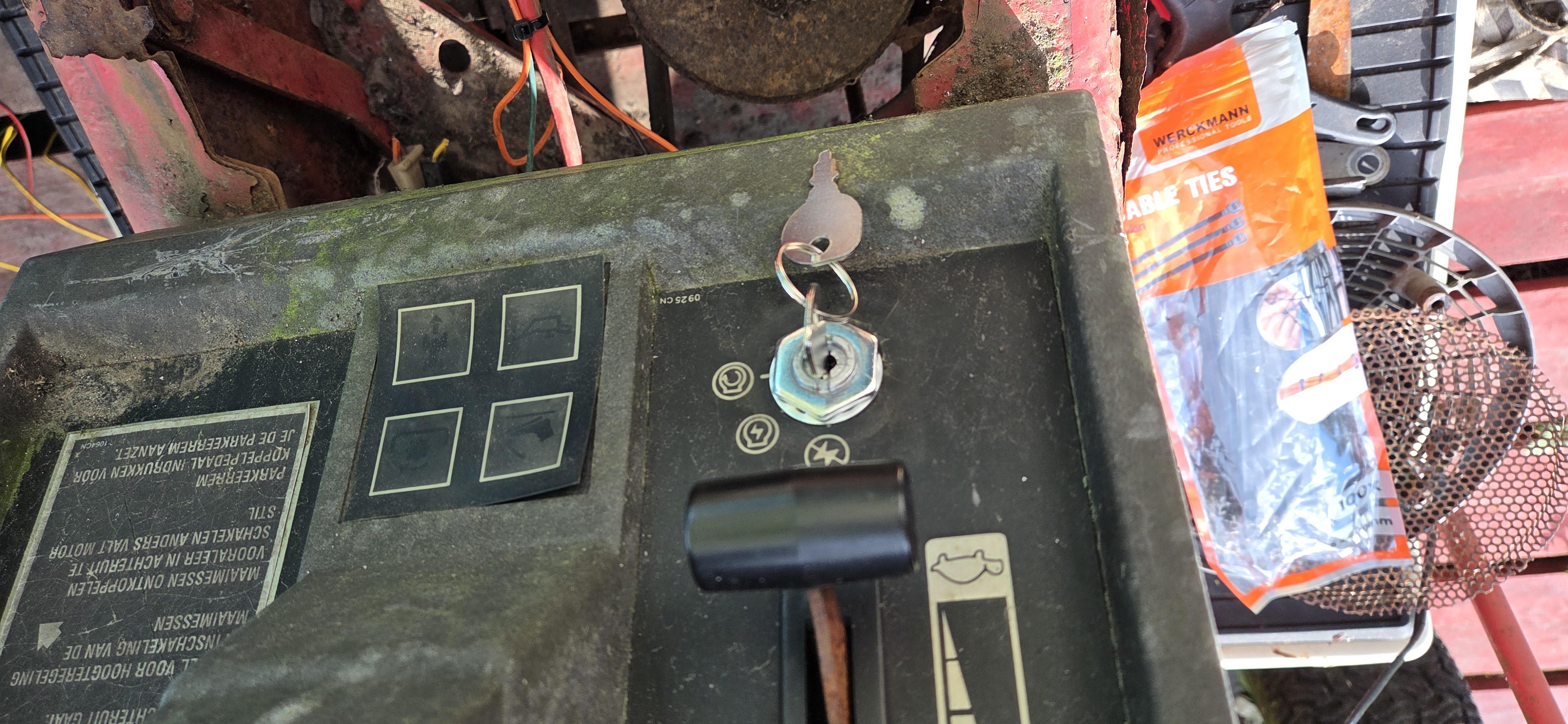 The new key and ignition