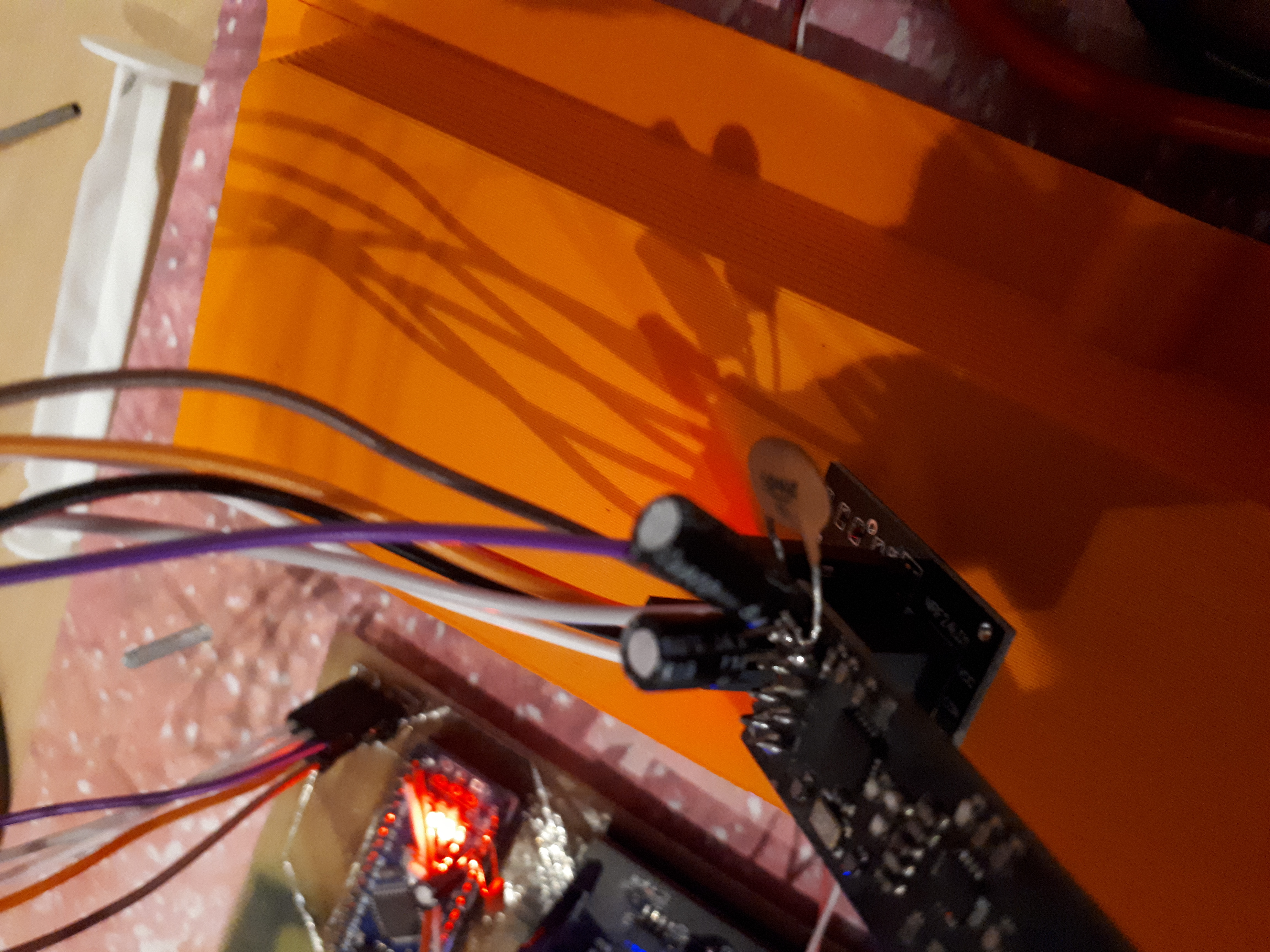 Extra capacitors added to the supply rails