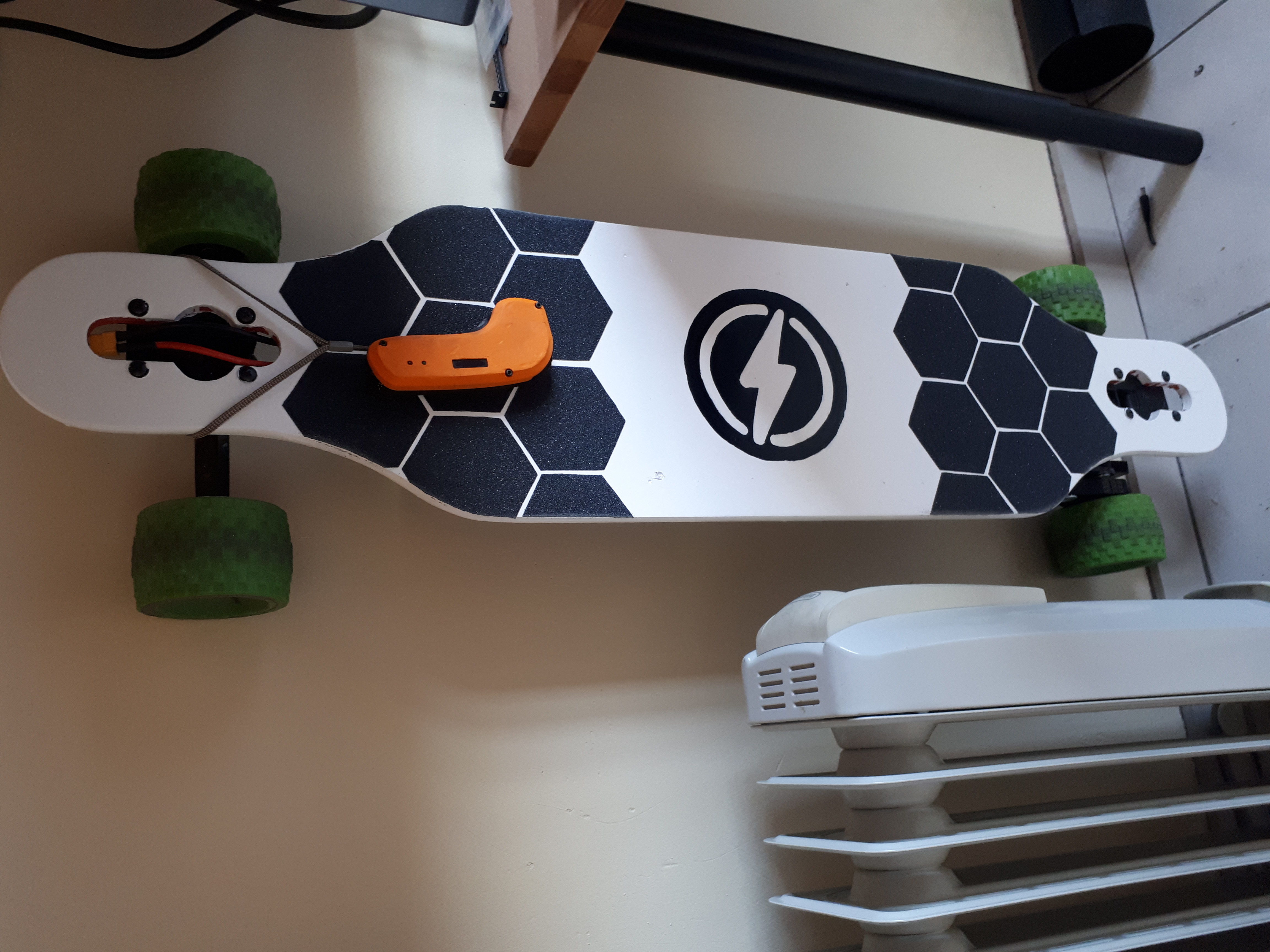 The board fully assembled and painted